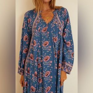 Natalie Martin Fiore Maxi in Vintage Flowers Azure